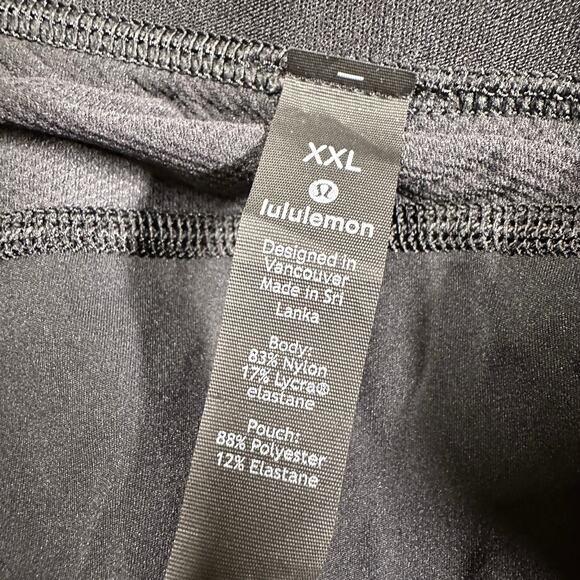 Lululemon Surge Warm Crop Tight Black Men's Sz XXLarge Excellent Used Condition - Picture 3 of 7